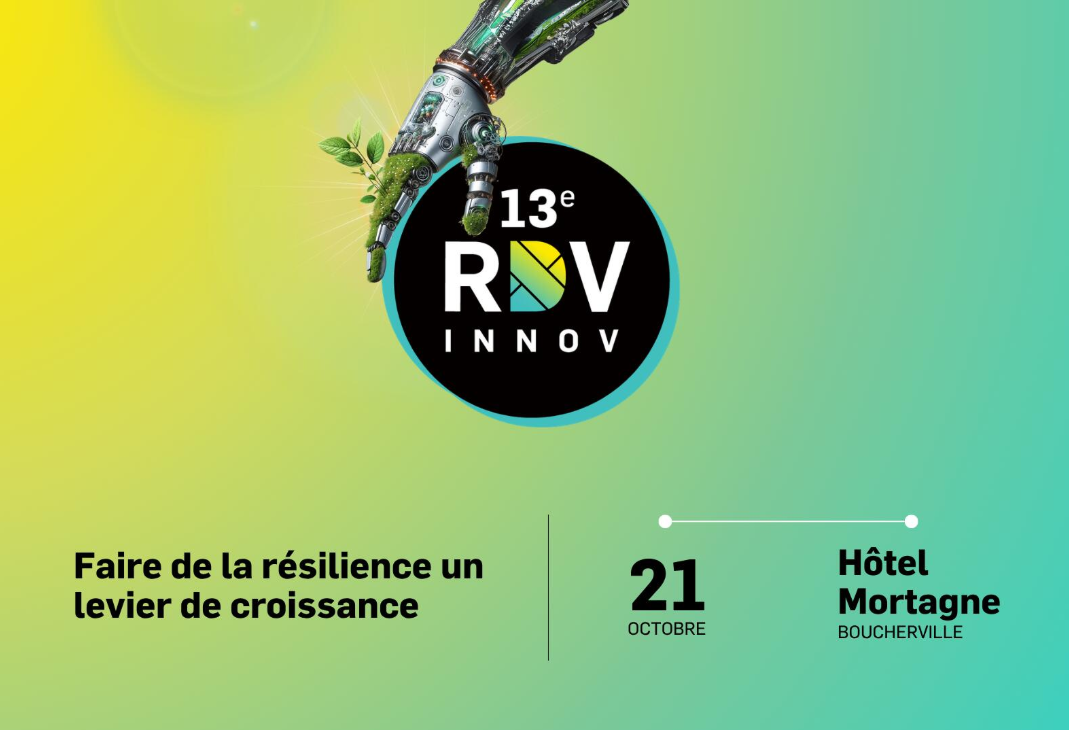 Image présentant le 13e RDVInnov du 21 octobre 2026 à l'hotel Mortagne